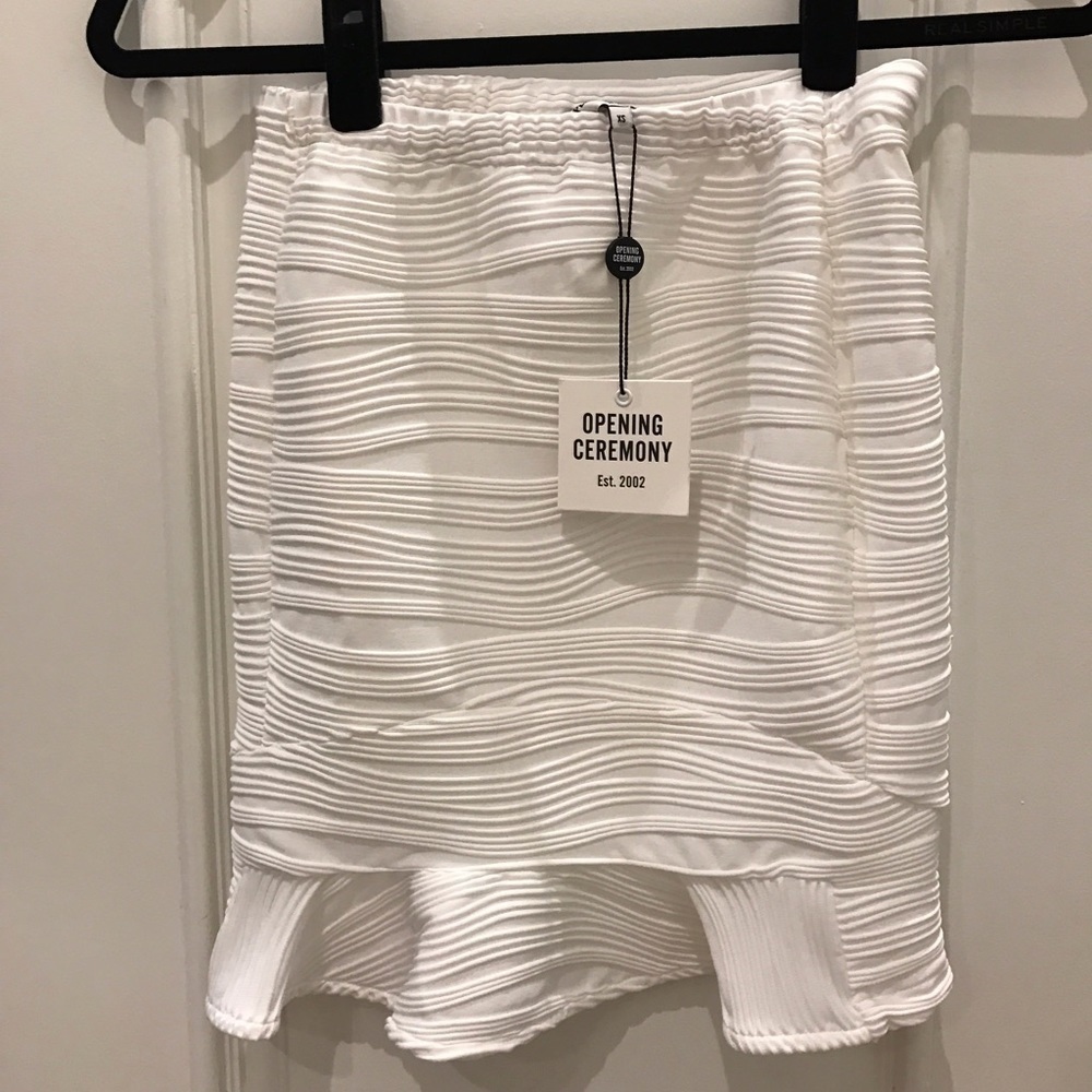 Opening Ceremony wvy strp skirt